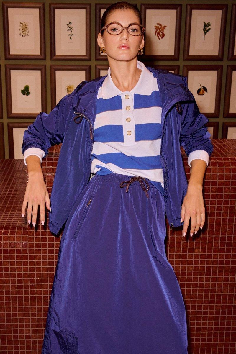 Gestreifter Polo-Sweater-Rich & Royal