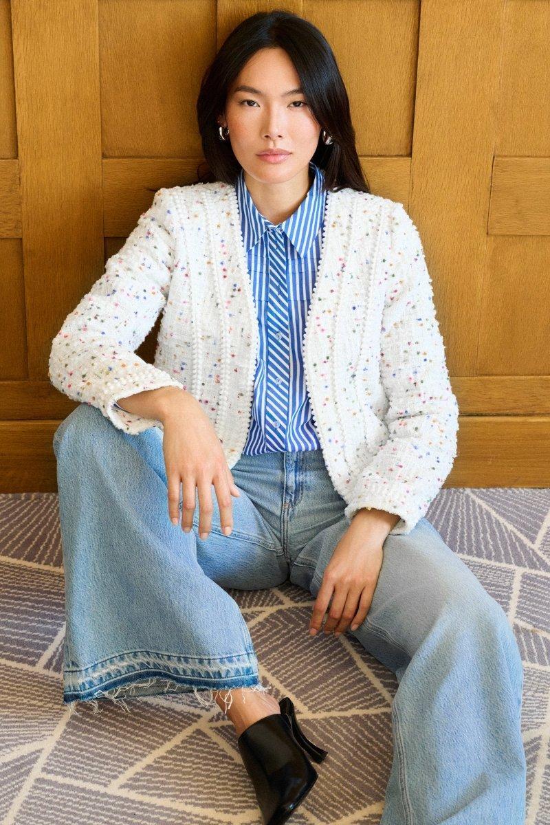 Hellblaue Wide-Leg-Jeans-Rich & Royal