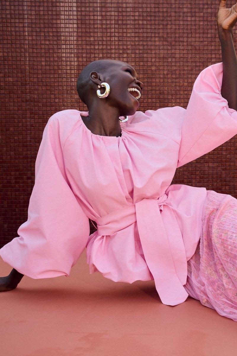 Wickelbluson aus Baumwollmix-Rich & Royal