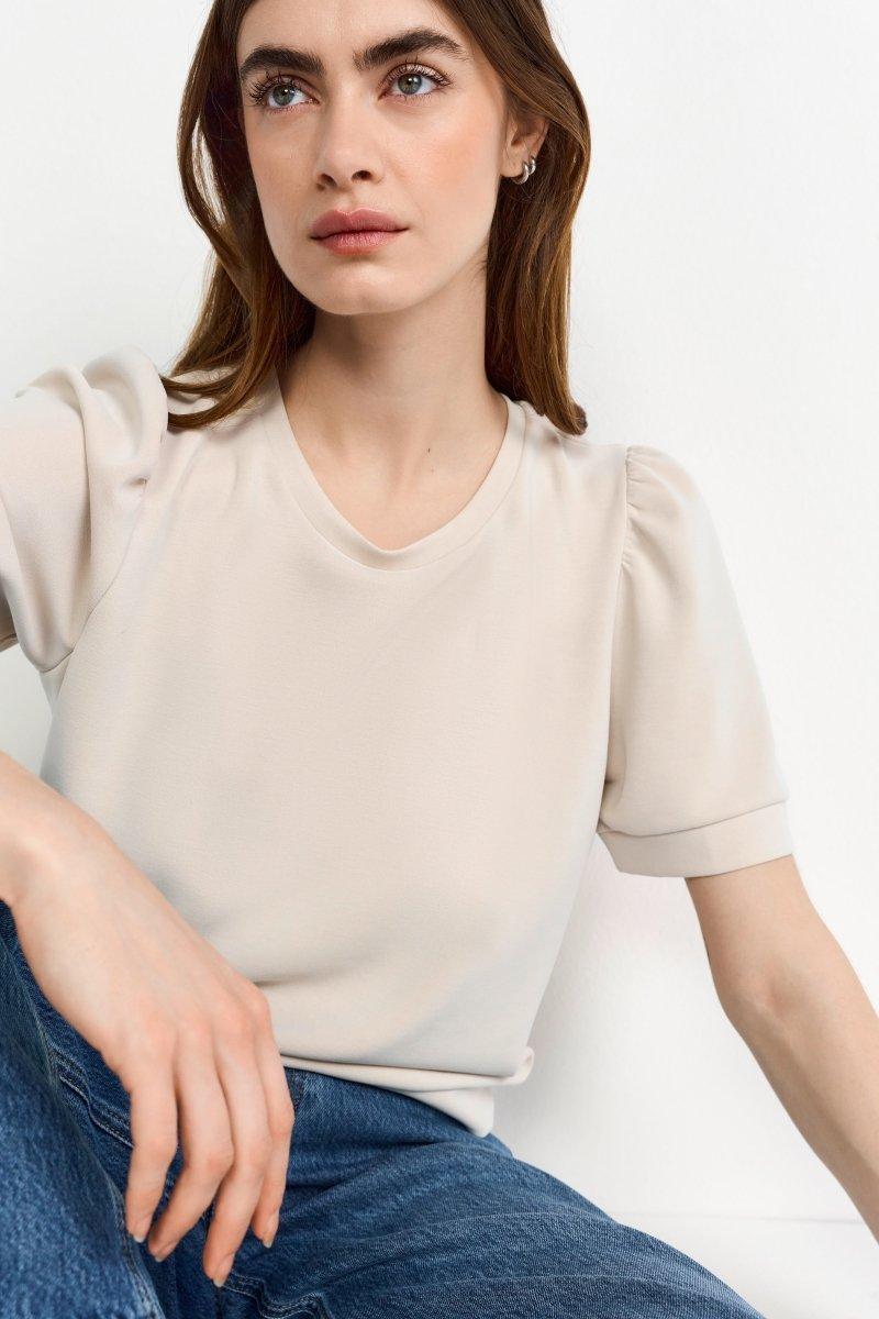 T-Shirt mit Puffärmeln-Rich & Royal