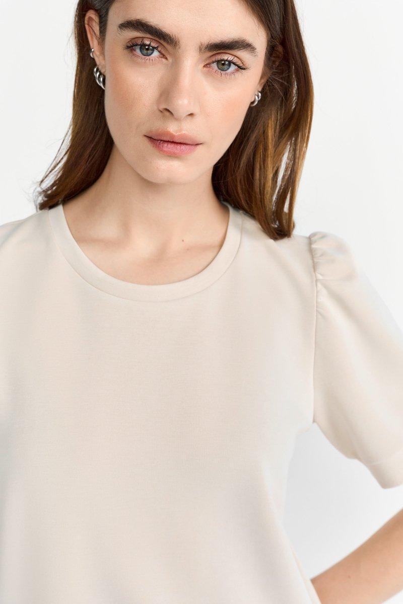 T-Shirt mit Puffärmeln-Rich & Royal