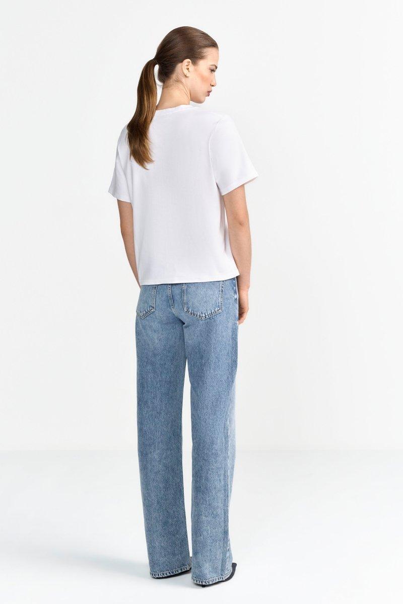 T-Shirt mit Häkel-Patch-Rich & Royal