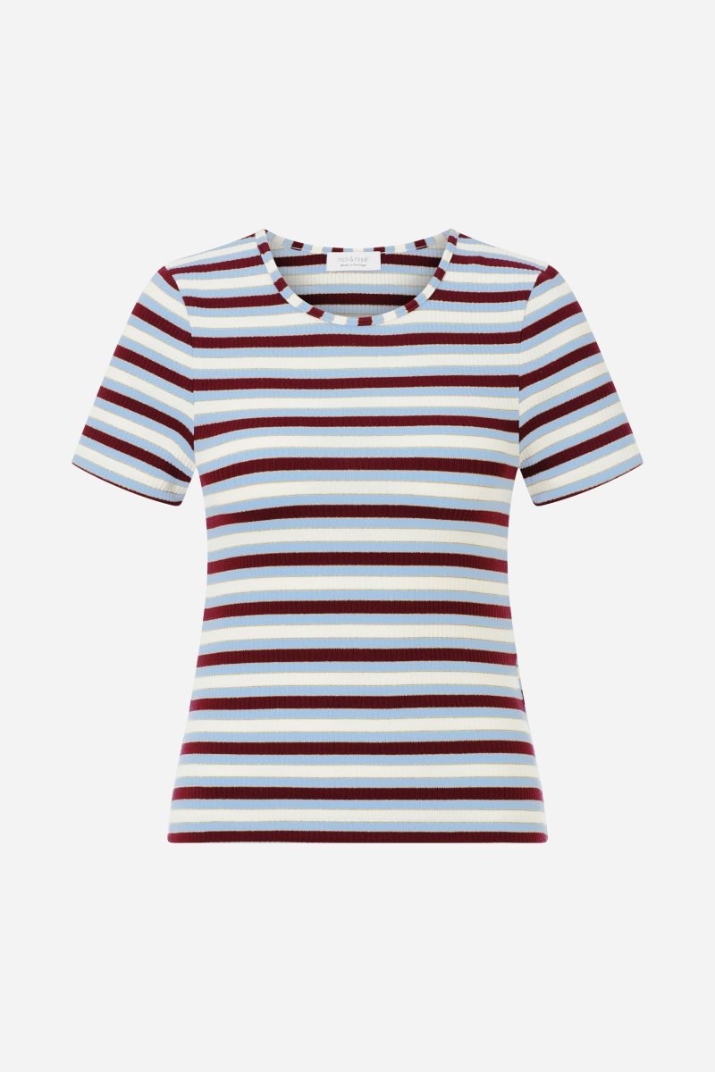 Ringelshirt mit Glanzgarn-Rich & Royal