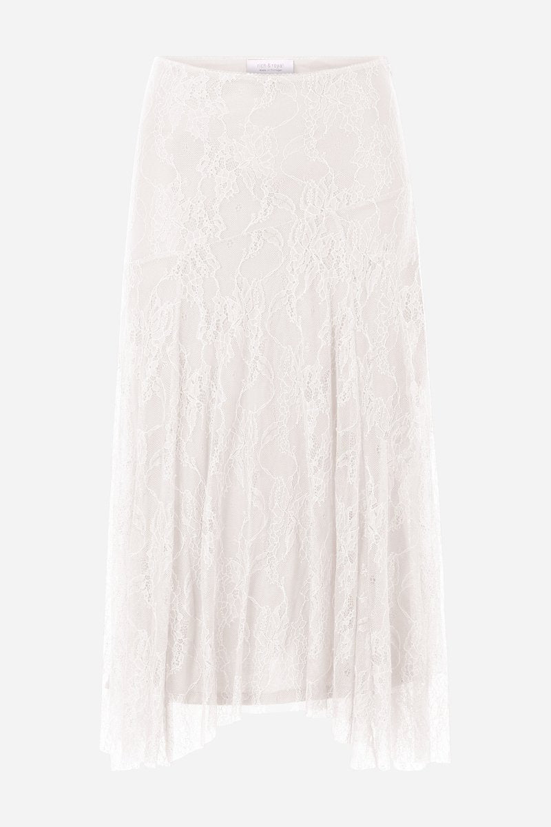 Midi-Spitzenrock-Rich & Royal