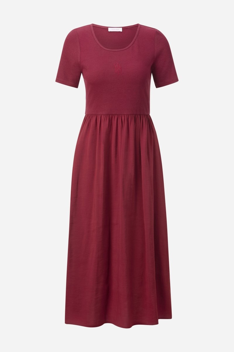 Midikleid mit Jersey-Top-Rich & Royal