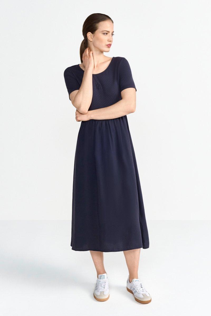 Midikleid mit Jersey-Top-Rich & Royal