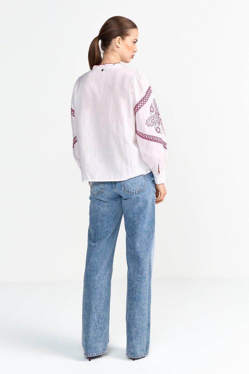 Boho-Bluse mit Stickerei-Rich & Royal