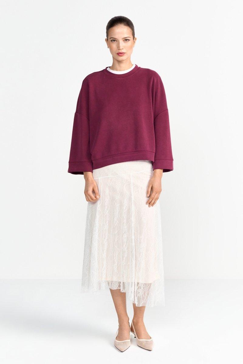 Cropped Oversize-Sweater-Rich & Royal
