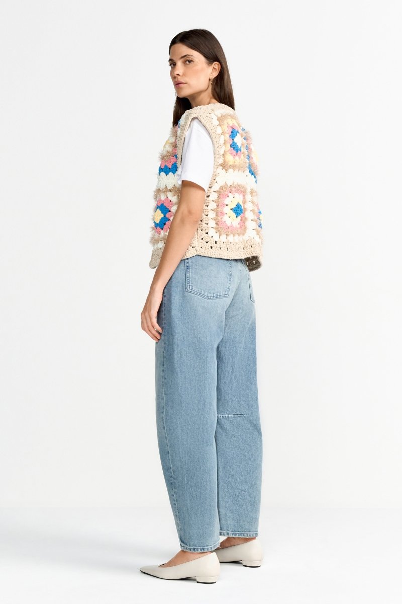 Häkelweste mit Granny Squares-Rich & Royal