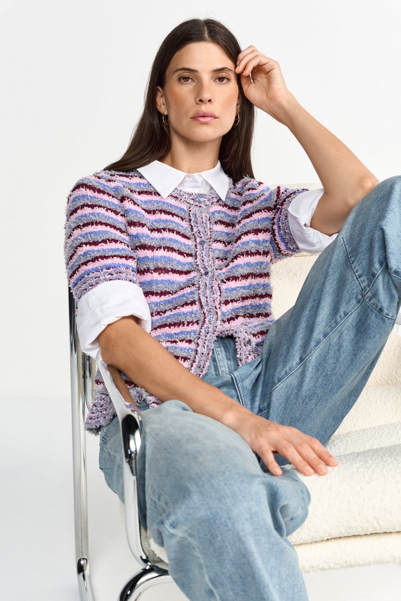 Cardigan mit Knöpfen-Rich & Royal