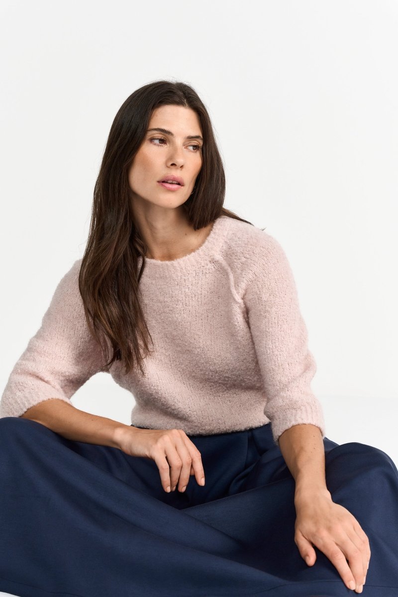 Halbarm-Strickpullover-Rich & Royal