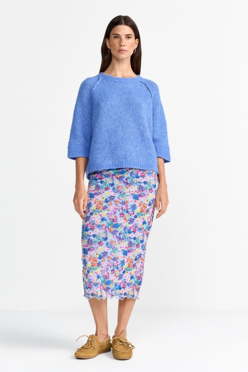 Halbarm-Strickpullover-Rich & Royal