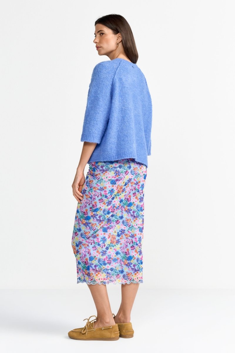 Halbarm-Strickpullover-Rich & Royal