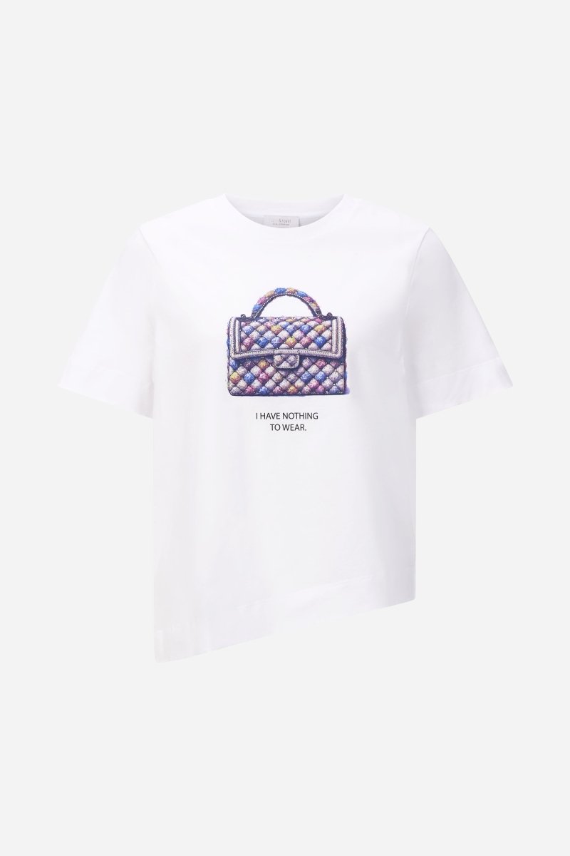 Asymmetrisches T-Shirt-Rich & Royal