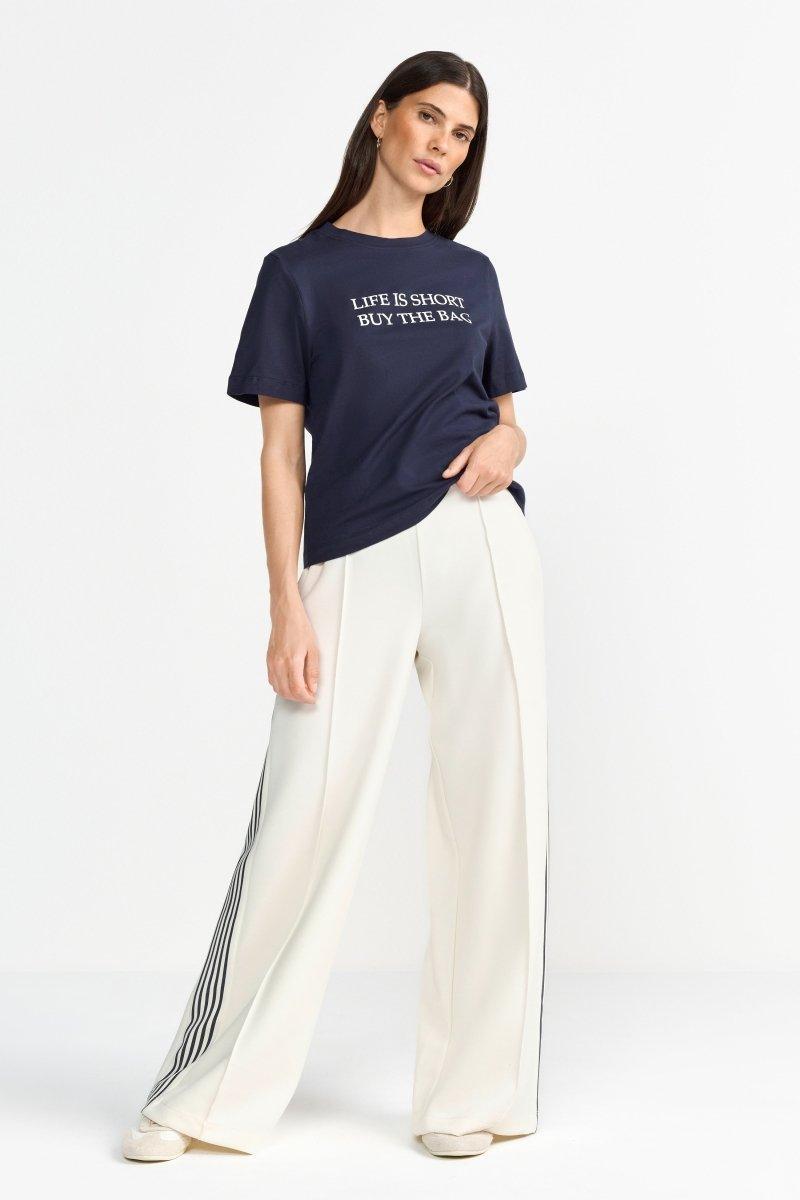 T-Shirt mit Statement-Print-Rich & Royal