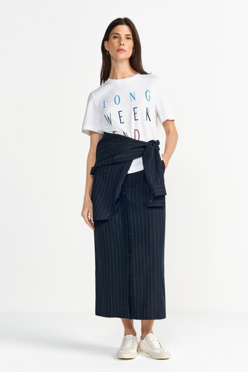 T-Shirt mit Statement-Print-Rich & Royal