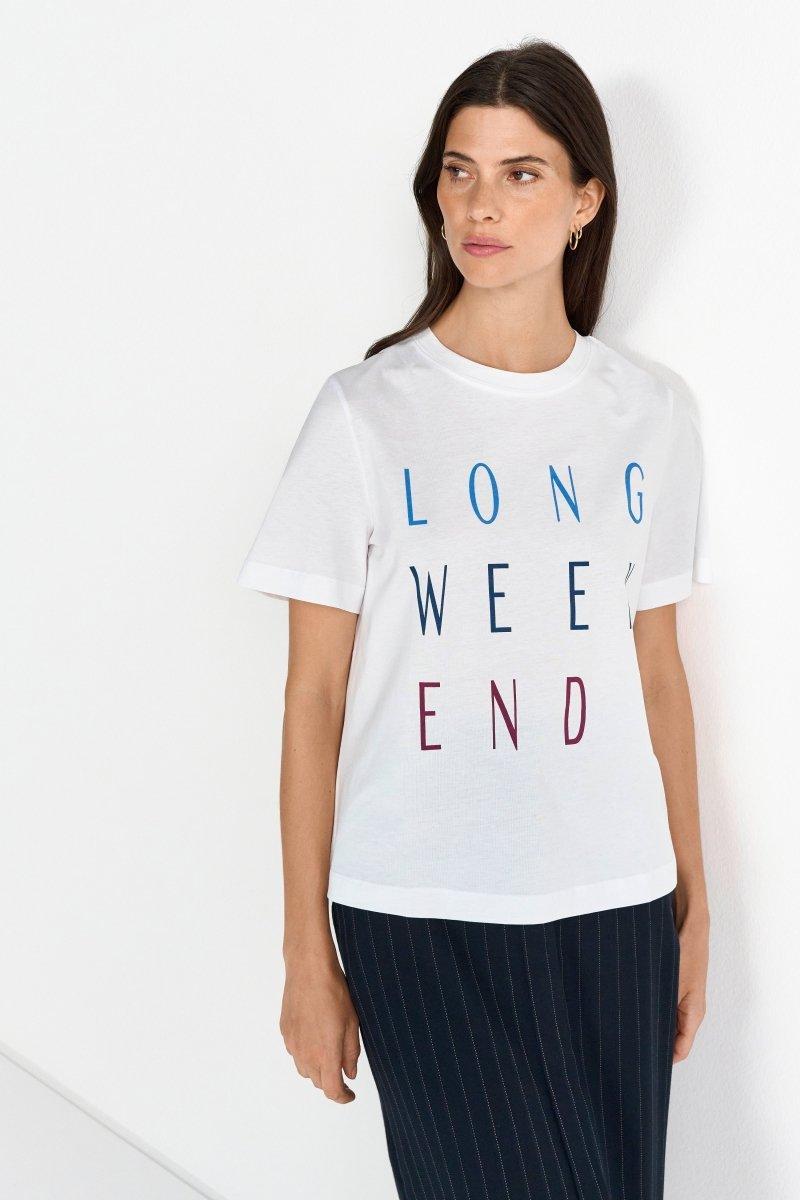 T-Shirt mit Statement-Print-Rich & Royal