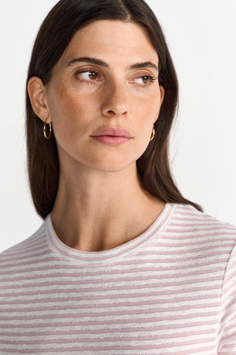 Streifenshirt mit Glanzgarn-Rich & Royal