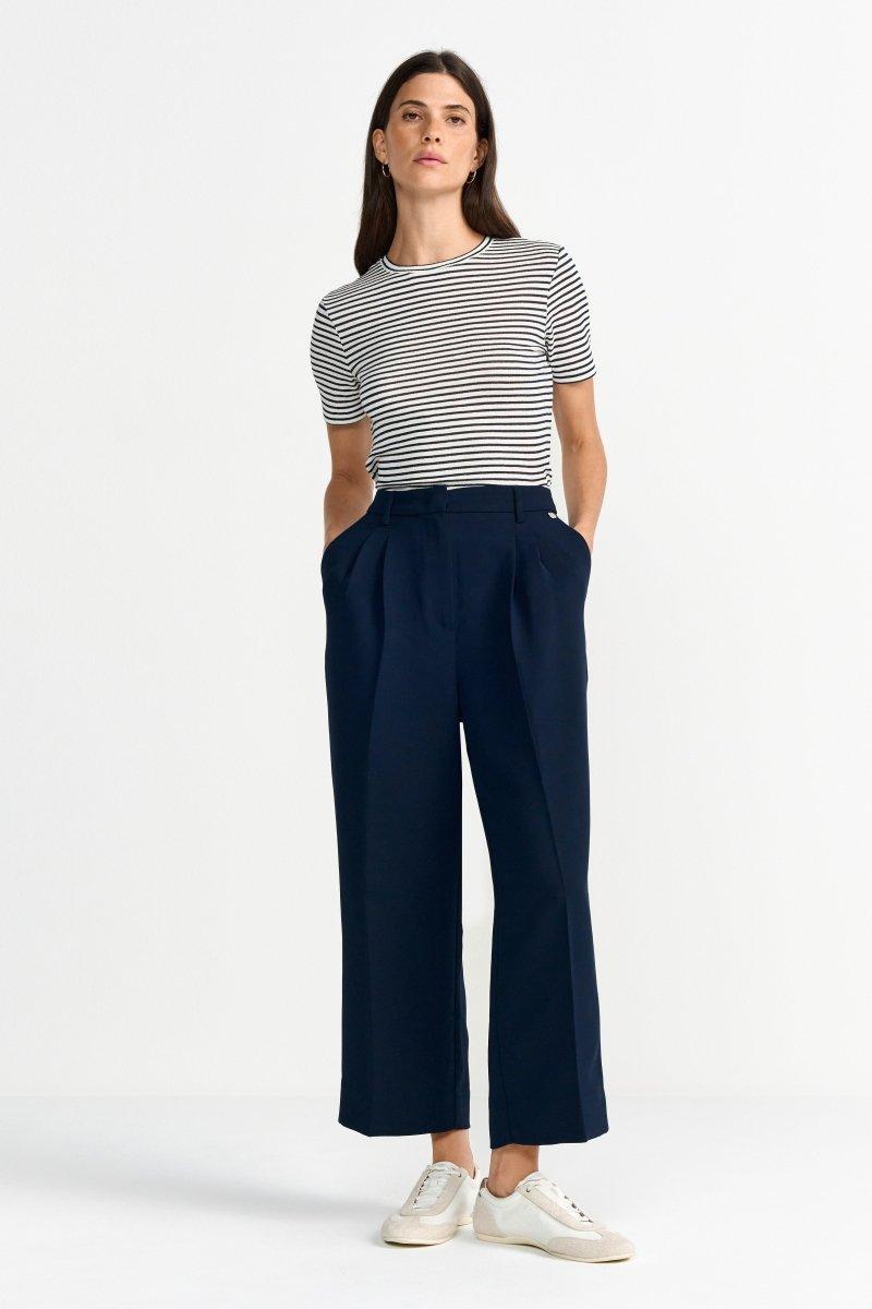 Streifenshirt mit Glanzgarn-Rich & Royal