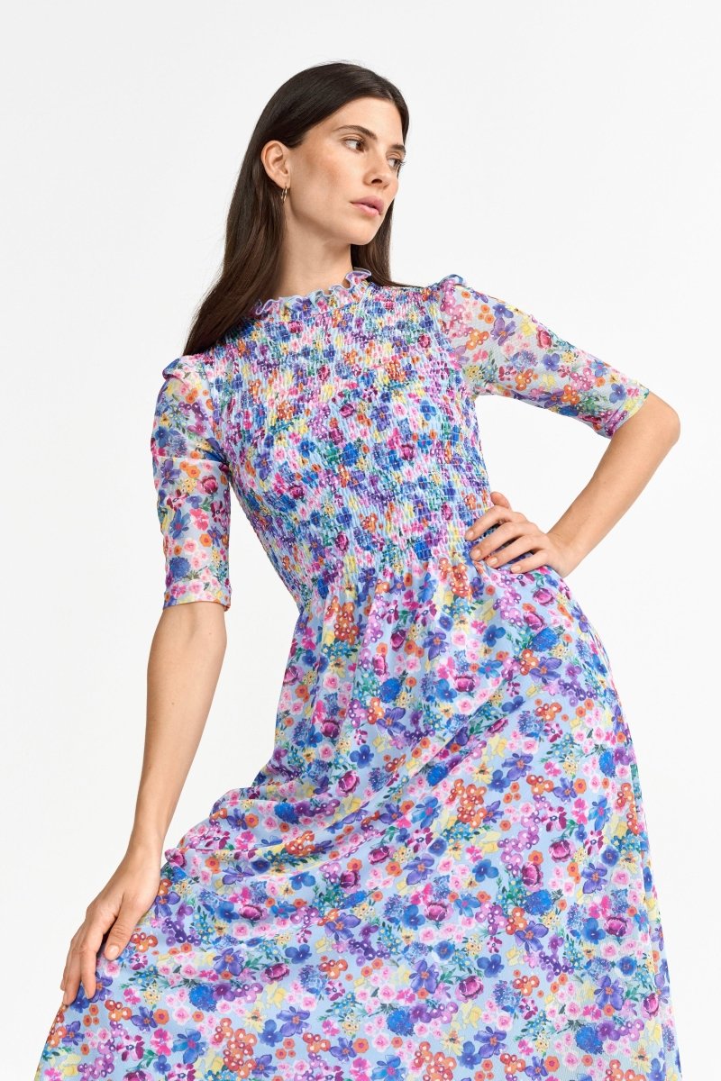 Maxikleid mit Halbarm-Rich & Royal