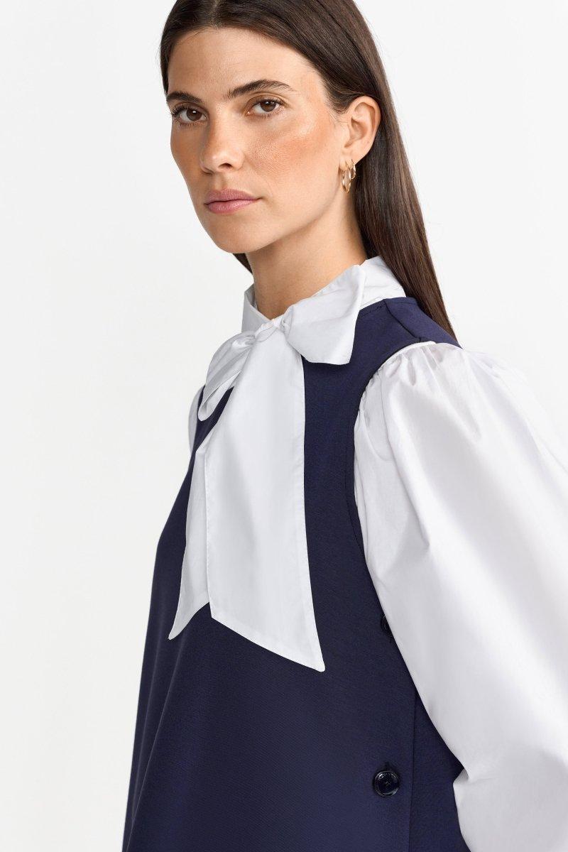 Navyfarbenes Minikleid aus Jersey-Rich & Royal