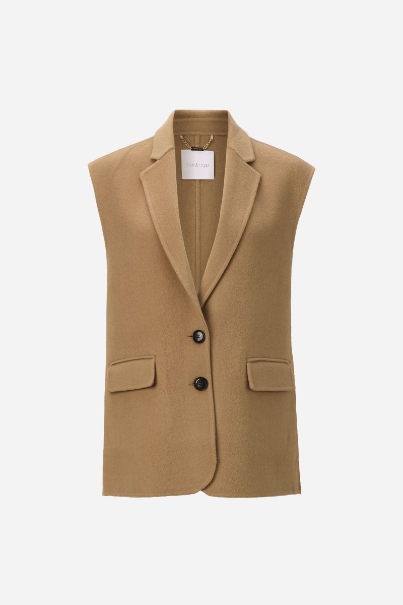 Weste mit Reverskragen-Rich & Royal