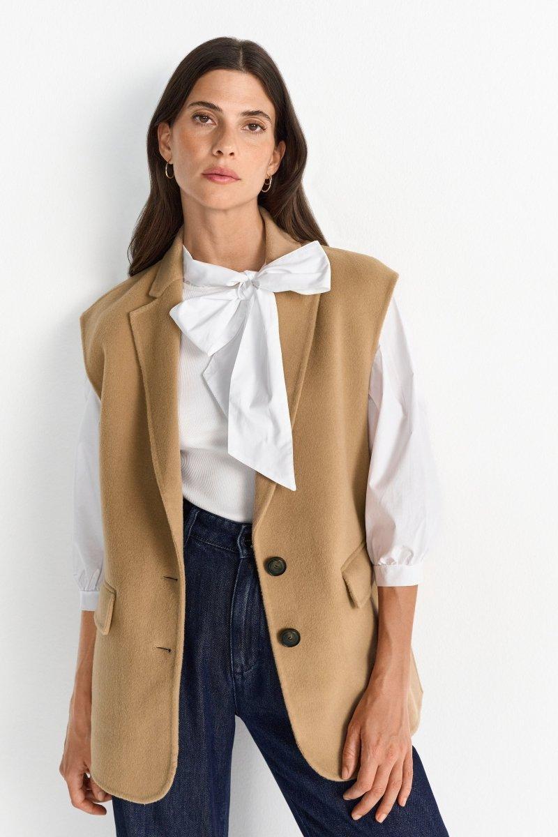 Weste mit Reverskragen-Rich & Royal