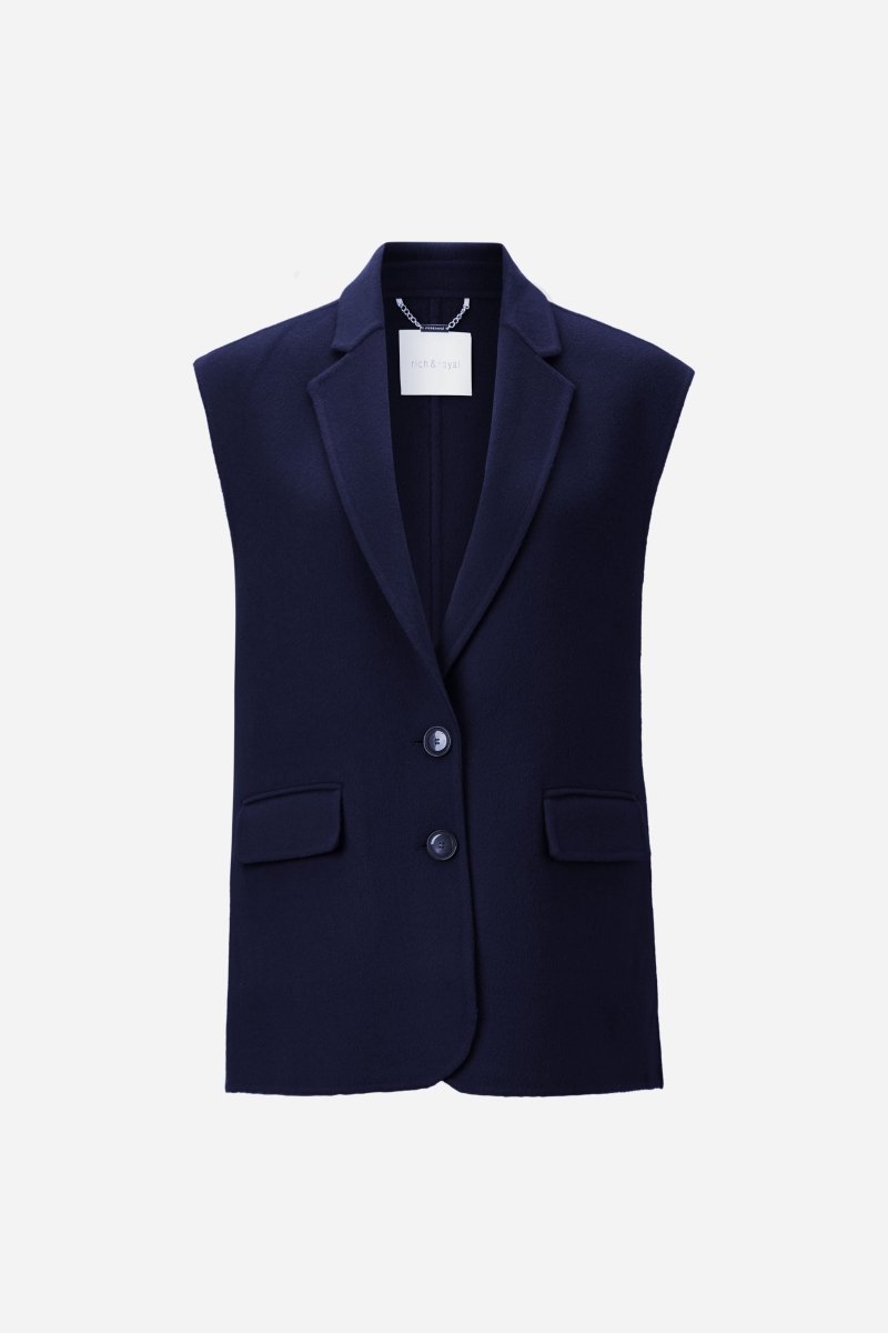 Weste mit Reverskragen-Rich & Royal