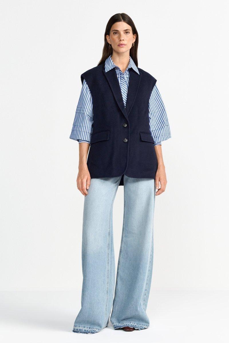 Weste mit Reverskragen-Rich & Royal