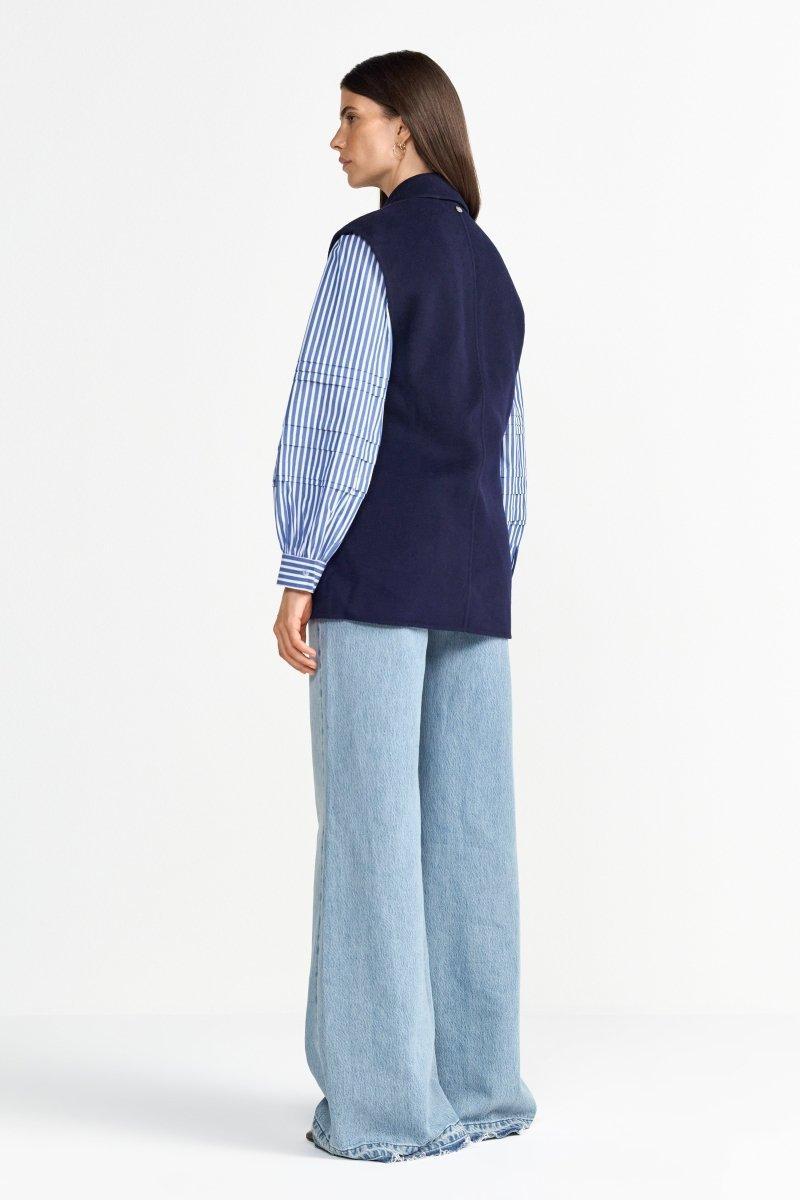 Weste mit Reverskragen-Rich & Royal