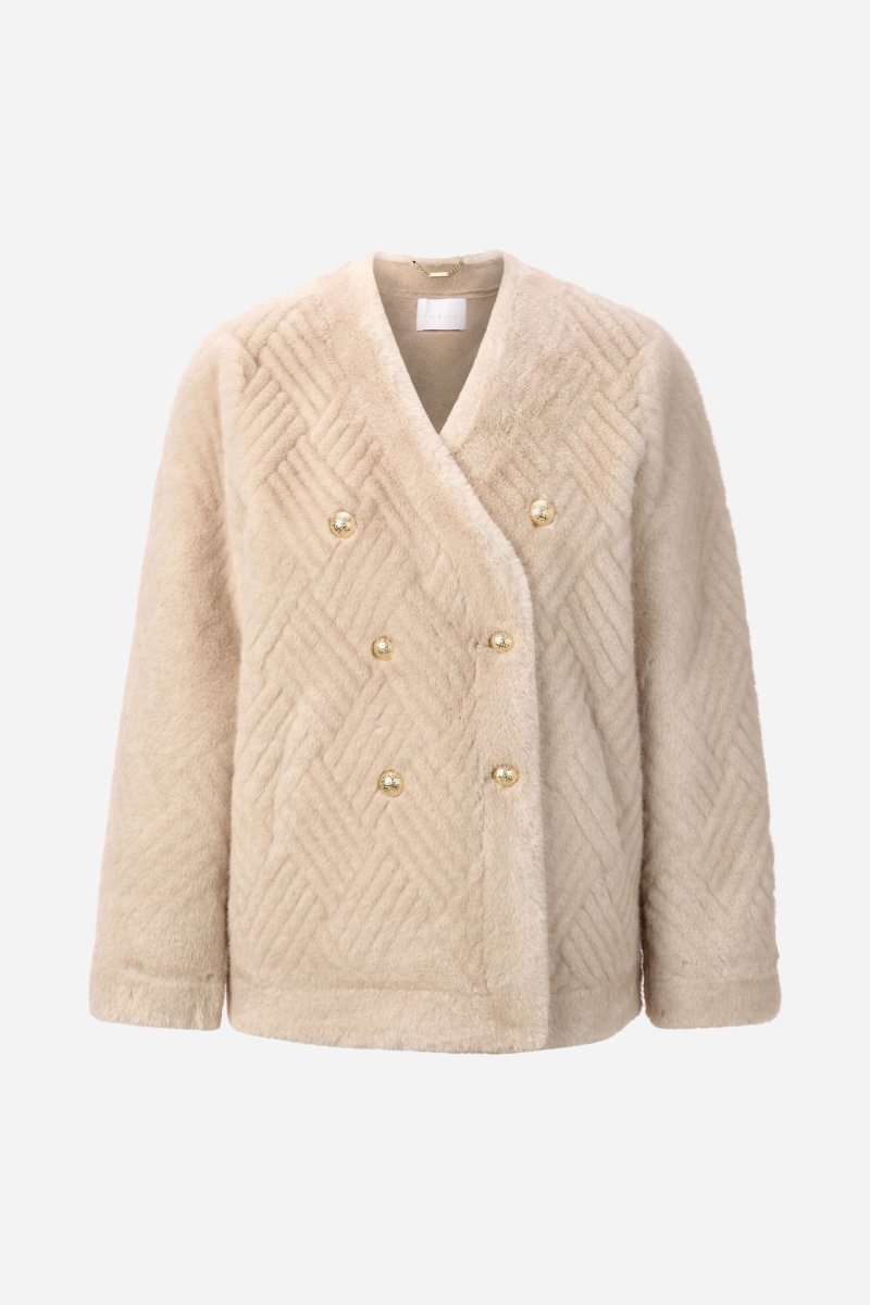 Kurzmantel mit goldenen Knöpfen-Rich & Royal