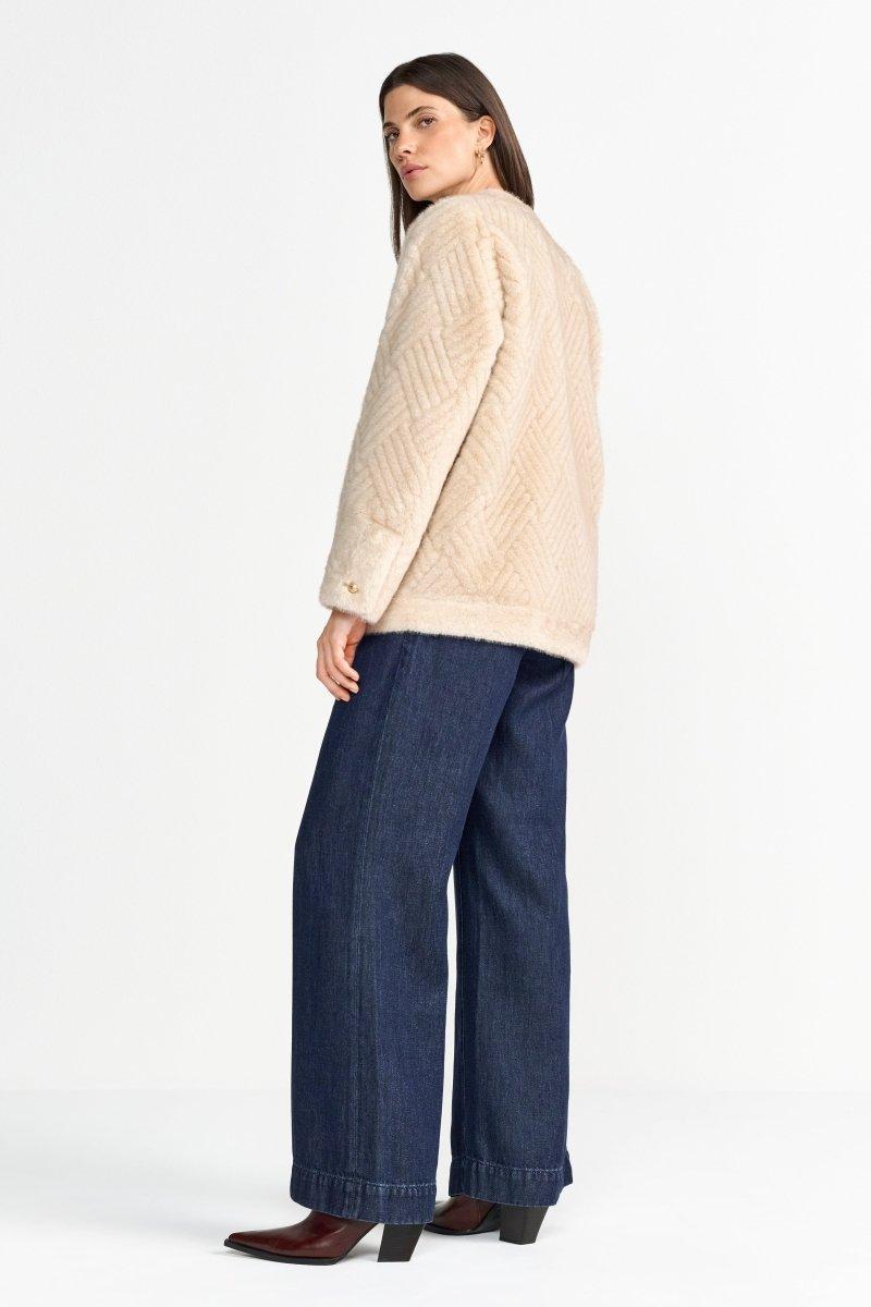 Kurzmantel mit goldenen Knöpfen-Rich & Royal