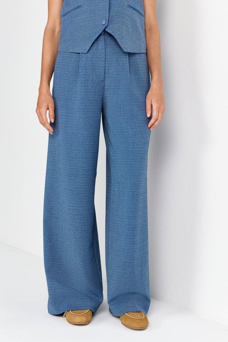 Stoffhose mit Bundfalten-Rich & Royal