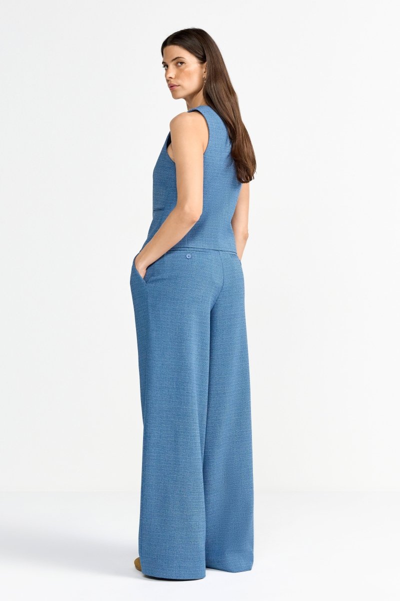 Stoffhose mit Bundfalten-Rich & Royal