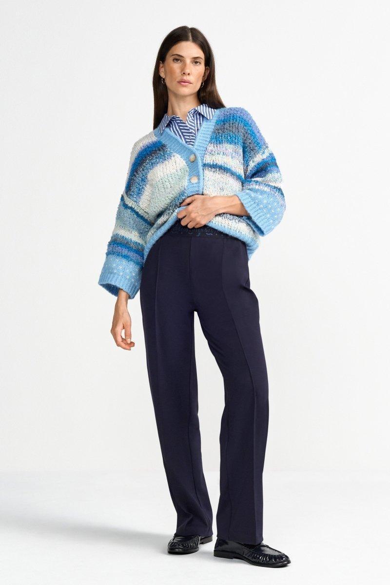 Stretchhose mit Ziernaht-Rich & Royal