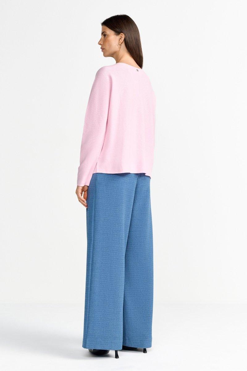 Feinstrickpullover mit Crewneck-Rich & Royal