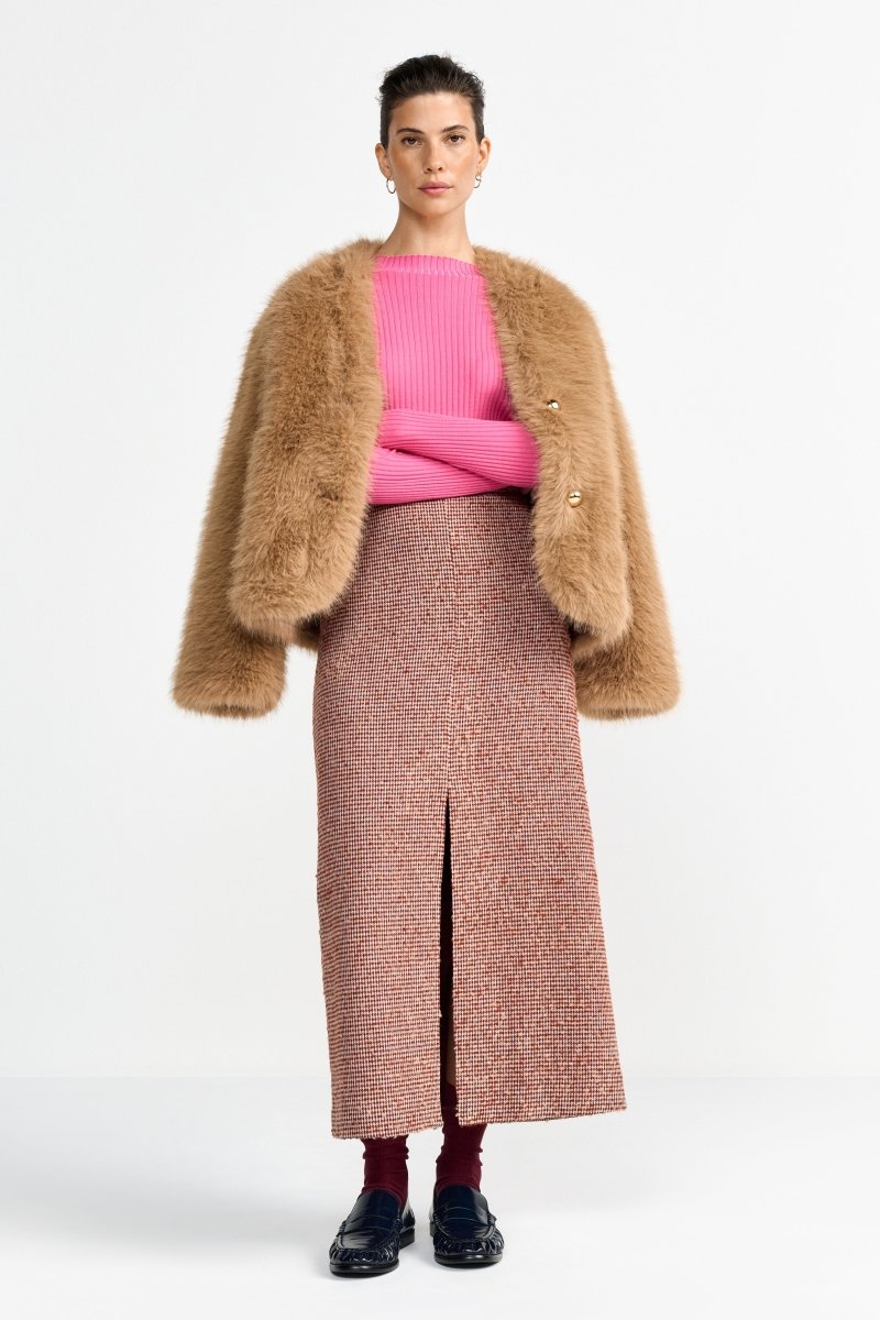 Merinopullover mit Stehkragen-Rich & Royal