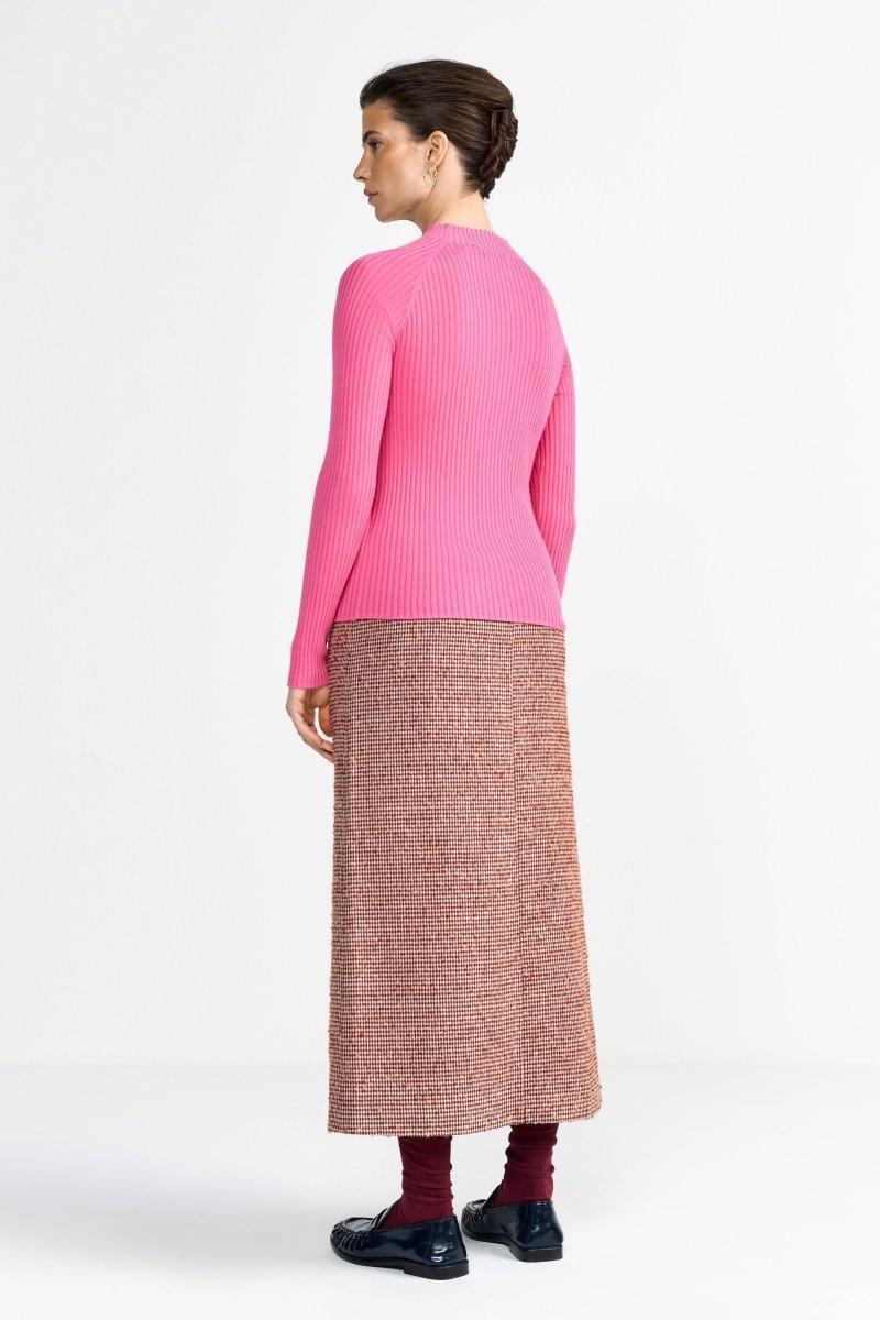 Merinopullover mit Stehkragen-Rich & Royal