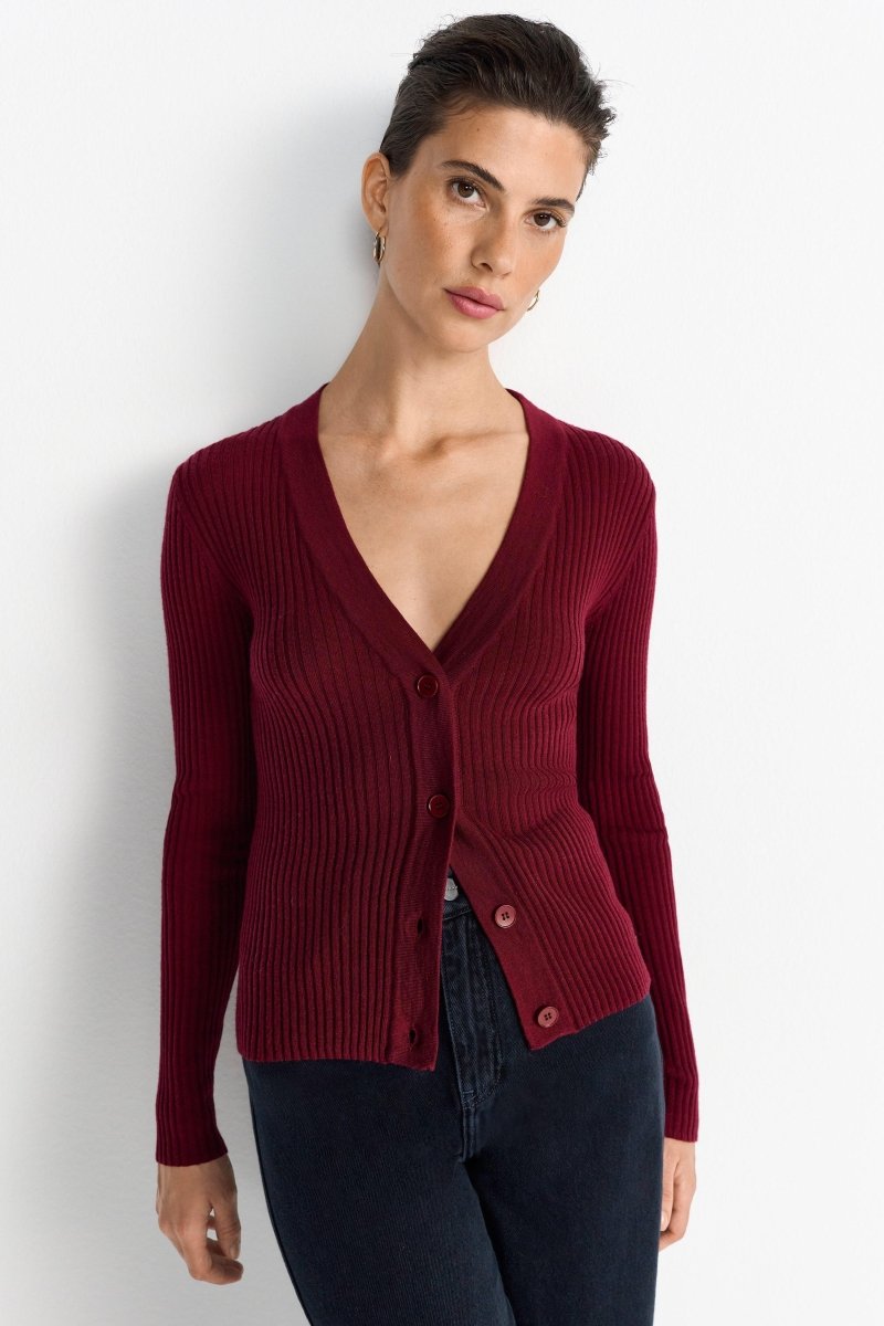 Kurze Strickjacke mit Knöpfen Rich Royal