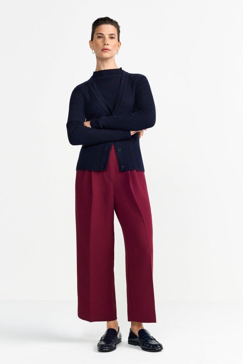 Kurze Strickjacke mit Knöpfen-Rich & Royal