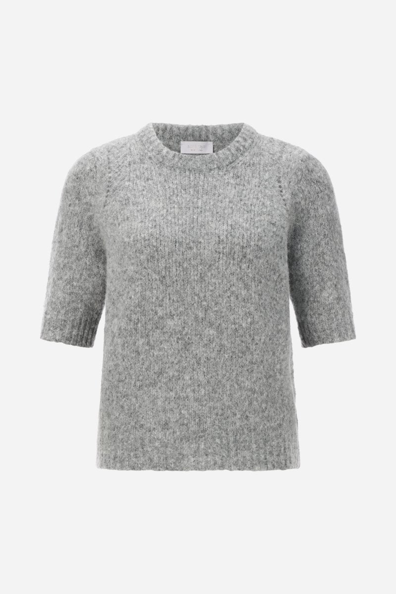 Halbarm-Wollpullover-Rich & Royal