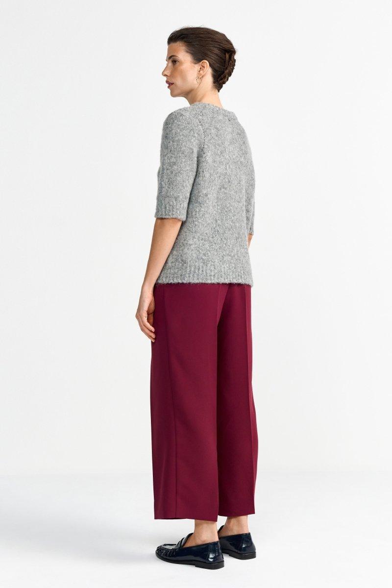 Halbarm-Wollpullover-Rich & Royal