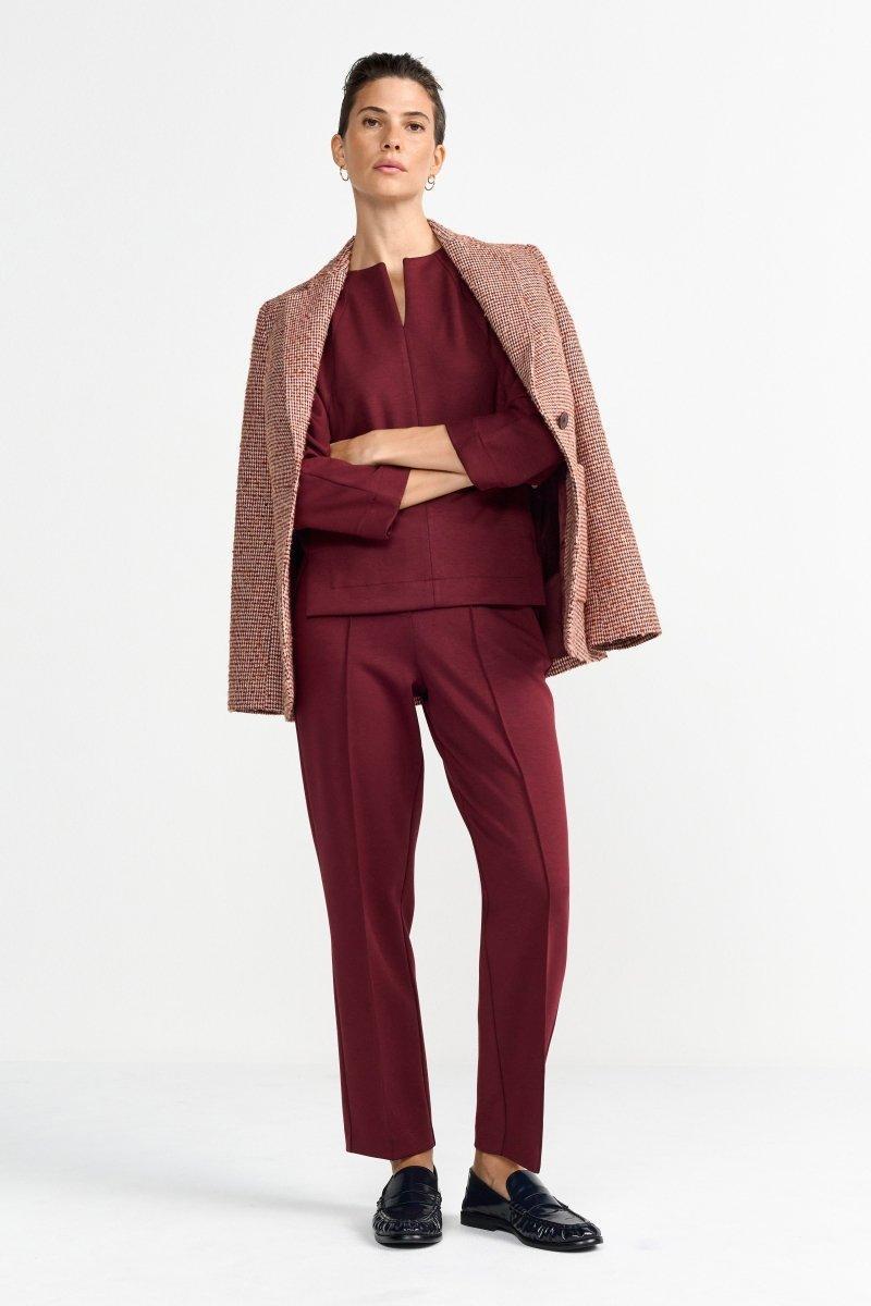 Jerseyshirt mit Seitenschlitzen-Rich & Royal