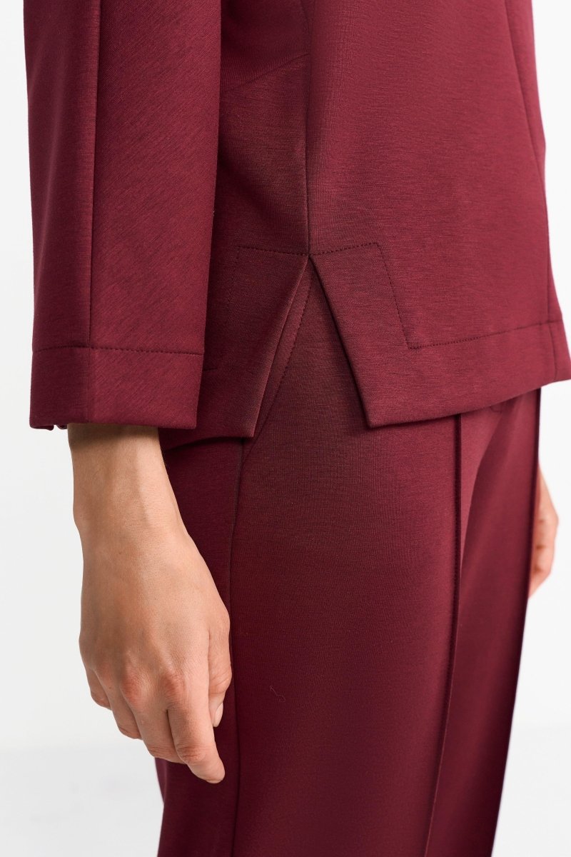 Jerseyshirt mit Seitenschlitzen-Rich & Royal