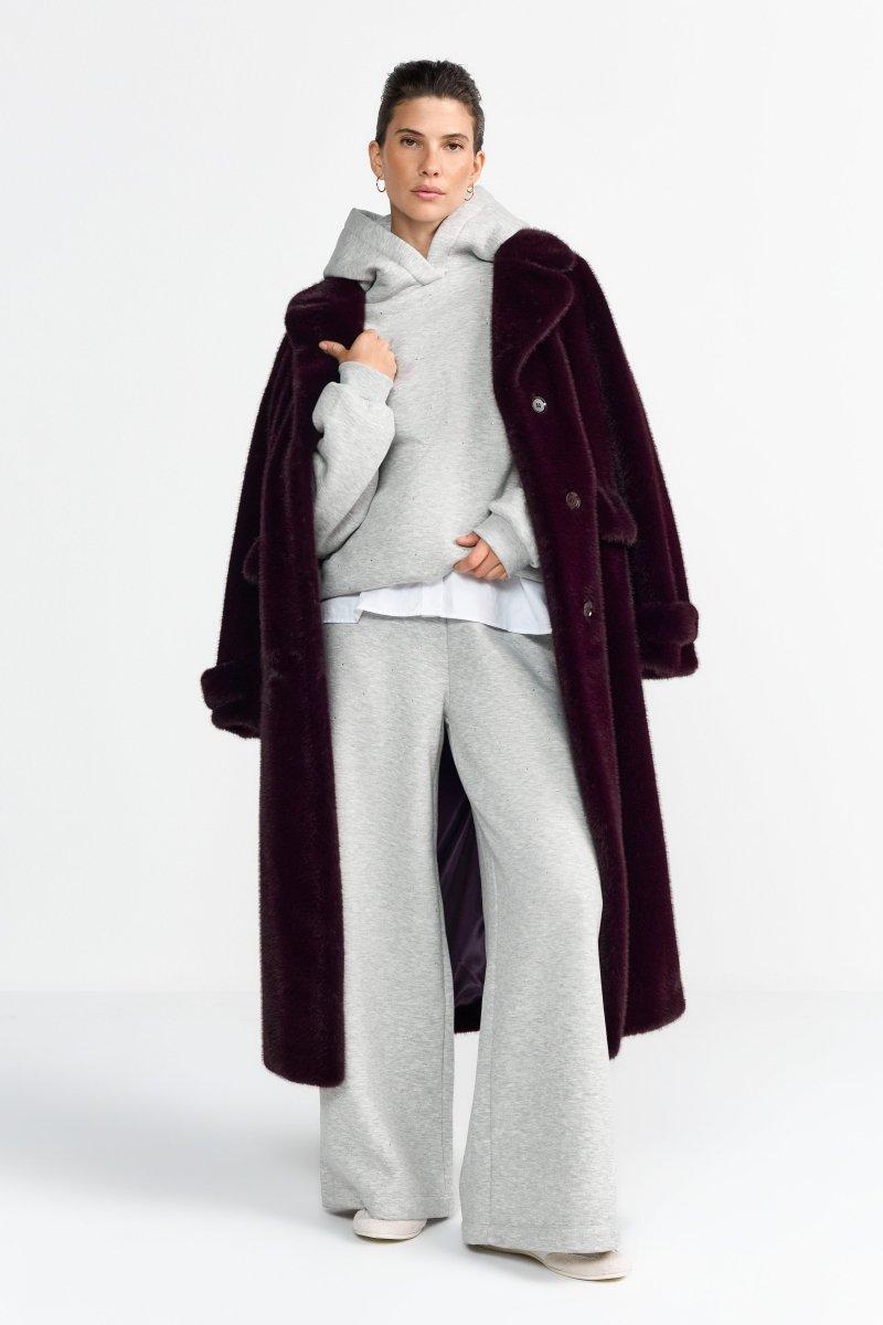 Hoodie mit Strassteinen-Rich & Royal