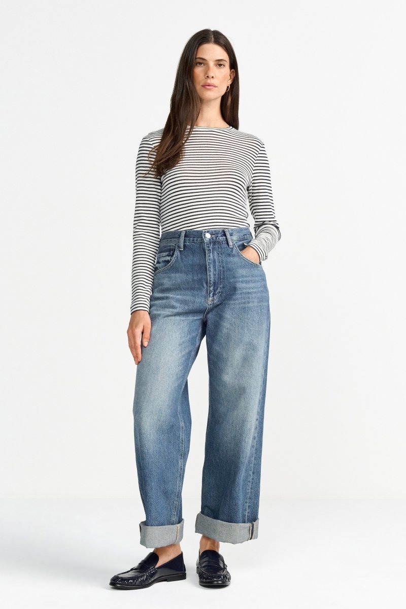 Longsleeve mit Glitzerfäden-Rich & Royal