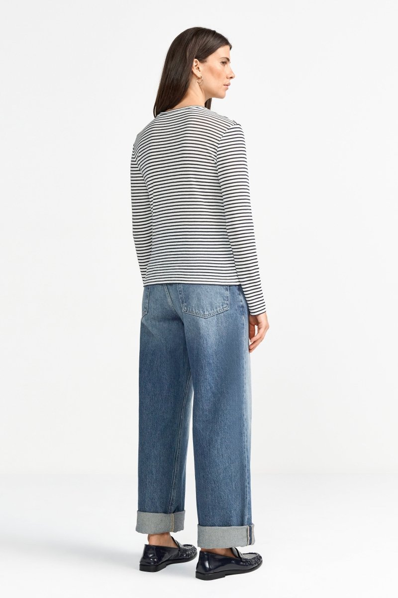 Longsleeve mit Glitzerfäden-Rich & Royal