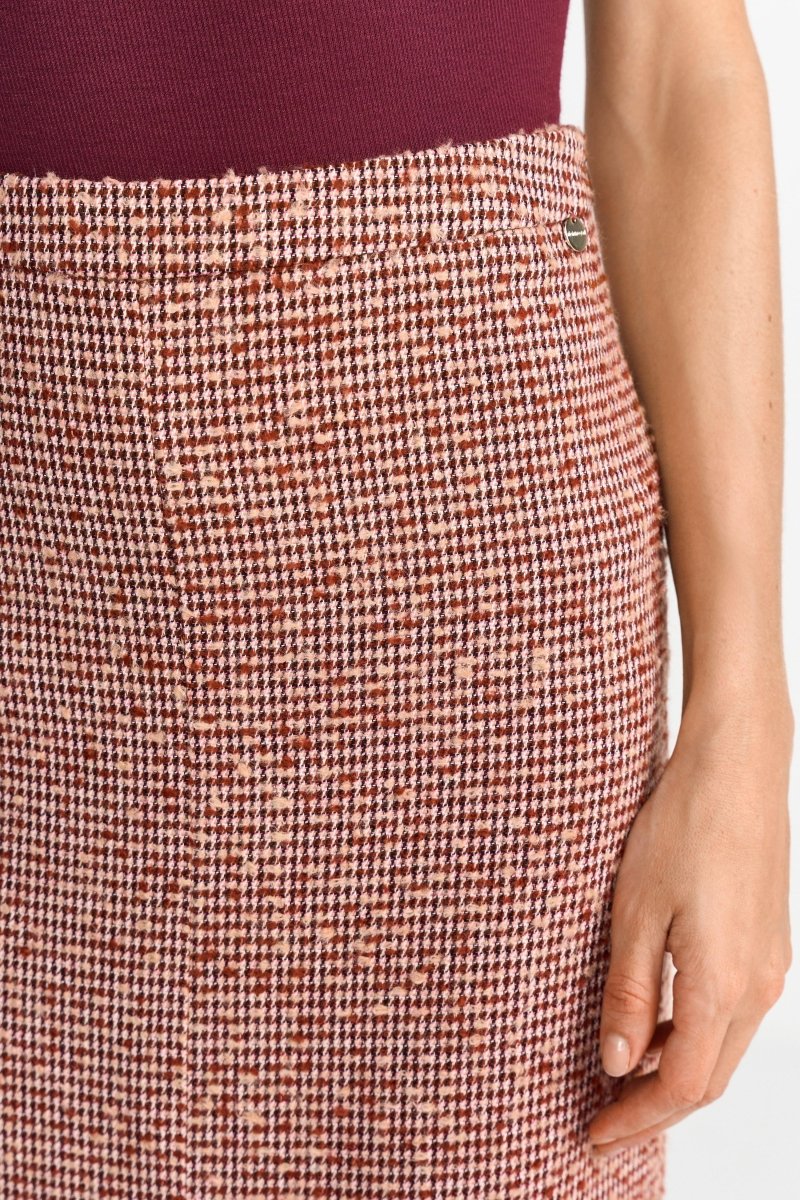 Karierter Tweed-Maxirock-Rich & Royal