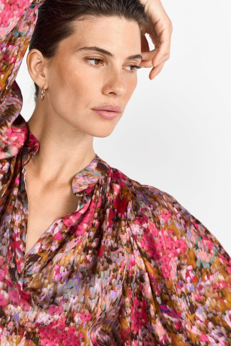 Maxikleid mit floralem Print-Rich & Royal