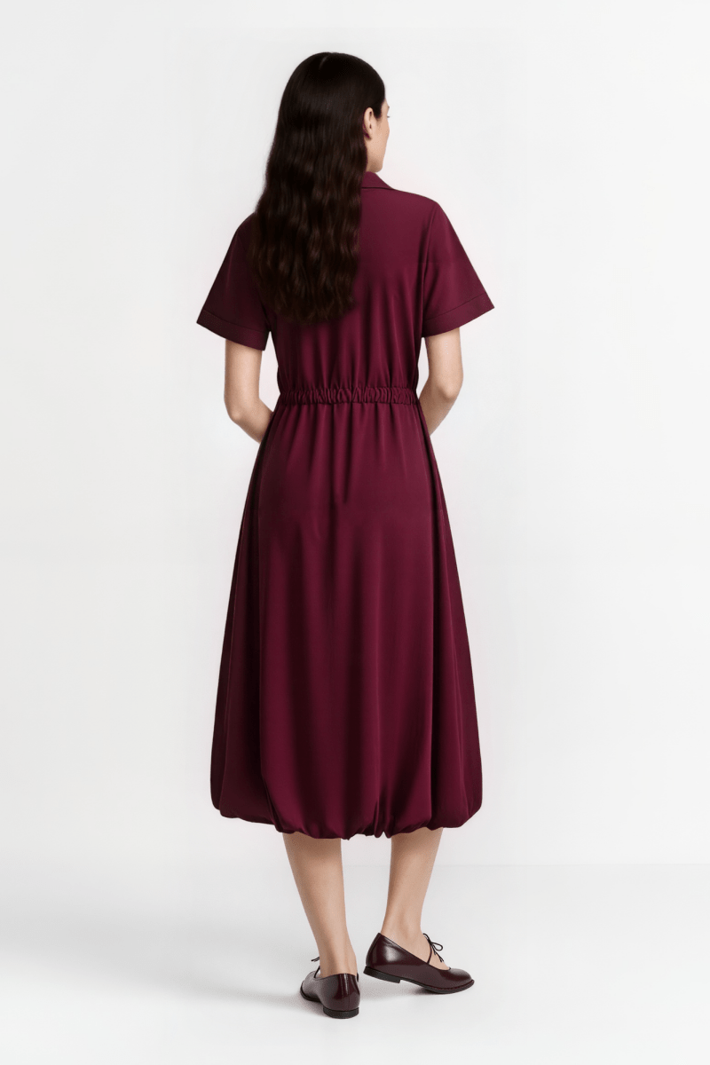 Hemdblusenkleid mit Kurzarm-Rich & Royal